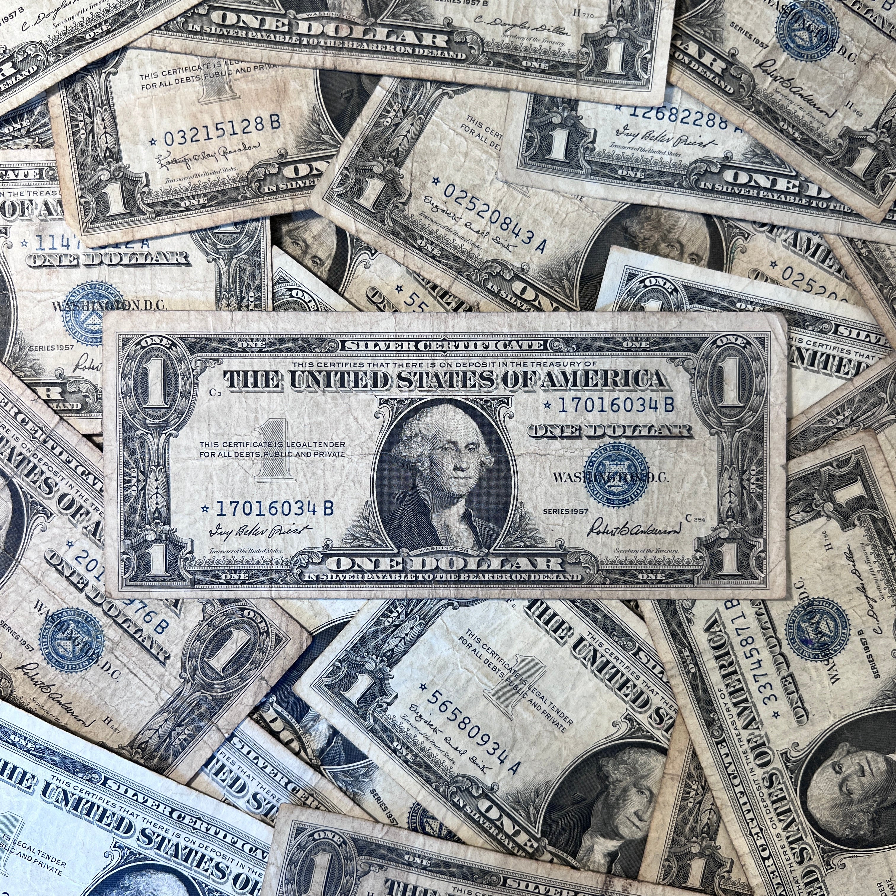 $1 Star Note Silver Certificate - 1957 – Sam's Coins of California